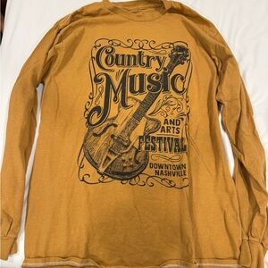 PacSun Country Music Graphic Long Sleeve Tee